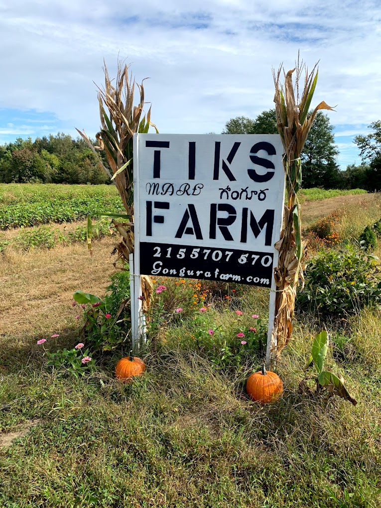 Gongura farm sign